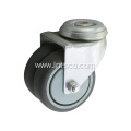 Bolt Hole Twin-wheel TPR Casters with Brake